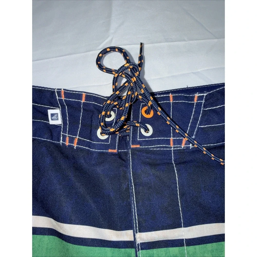 Sperry‎ Top-Sider striped swim trunks board shorts, men's size 38
